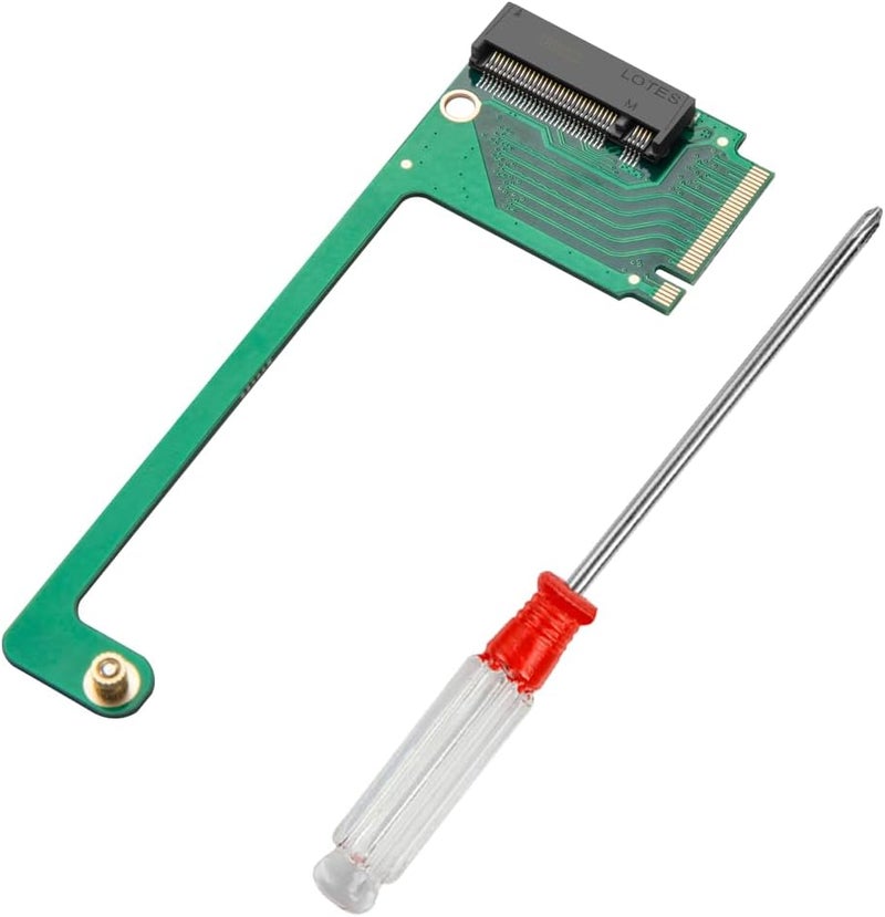 JOYJOM 2230 to 2280 Adapter for ROG Ally SSD - 90 Degree NVME M-Key 5Pin M.2 PCIe 4.0 With Screwdriver - Image 1